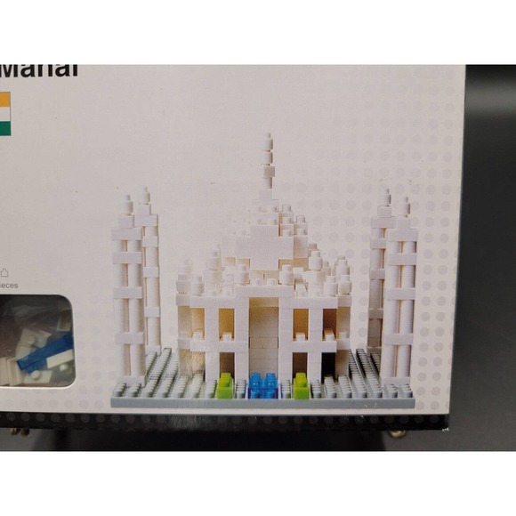 Nanoblock Taj Mahal Micro Building Blocks Level 2 420+ Pieces Ohio Art - Picture 2 of 9